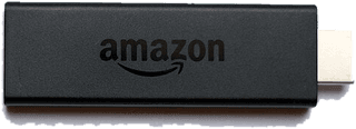 Clé Amazon Fire TV Stick vue de dessus